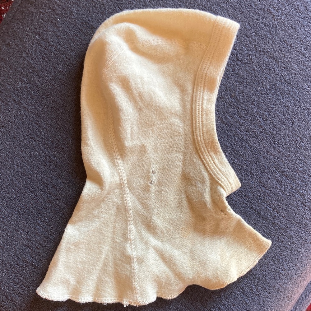 SOLD Ruskovilla Natural 1-2 year Baby Balaclava